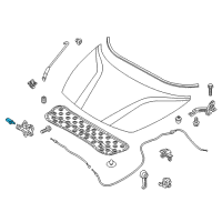 OEM Kia Niro EV Switch Assembly-Hood Diagram - 938801W000