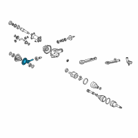 OEM 2010 Toyota Tacoma Pinion Assembly Diagram - 41201-80327