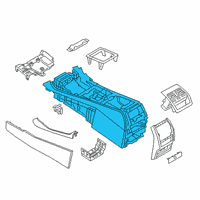 OEM 2021 BMW X7 CENTER CONSOLE Diagram - 51-16-9-108-356