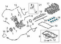 OEM 2022 Ford F-350 Super Duty Gasket Kit Diagram - AC3Z-9439-A