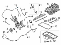 OEM Ford E-350 Super Duty Dipstick Diagram - HC2Z-6750-A