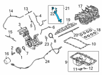 OEM Ford Oil Filler Tube Diagram - HC2Z-6763-B