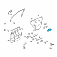 OEM Acura MDX Switch Assembly, Power Window Master (Graphite Black) Diagram - 35750-STX-A01ZA