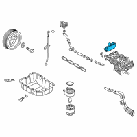 OEM 2016 Hyundai Sonata Motor Assembly-Vcm Diagram - 28323-2GTA1