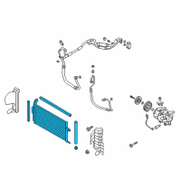 OEM 2020 Hyundai Elantra GT Condenser Assembly-Cooler Diagram - 97606-M6050
