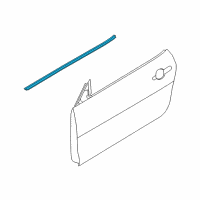 OEM 2011 Ford Mustang Belt Weatherstrip Diagram - AR3Z-6321453-A