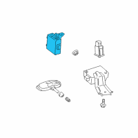 OEM 2011 Toyota Highlander Control Module Diagram - 89769-0E040