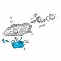 OEM 2001 Honda S2000 Unit Assy., Hid Diagram - 33109-S2A-013