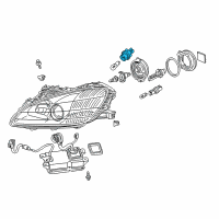 OEM 2009 Honda S2000 Plug, Socket Diagram - 33303-S2A-A00