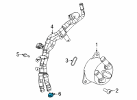 OEM 2018 Jeep Compass Clamp-Hose Diagram - 68368312AA