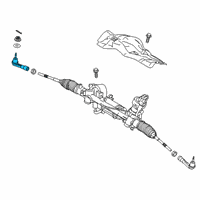 OEM Hyundai Veloster N End Assembly-Tie Rod, RH Diagram - 56825-S0001