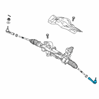 OEM 2019 Hyundai Veloster N End Assembly-Tie Rod, LH Diagram - 56820-S0001