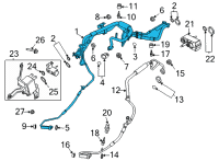 OEM 2022 Ford Mustang Mach-E TUBE ASY Diagram - LJ9Z-19A834-C