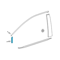 OEM 2022 Toyota Corolla Pillar Molding Diagram - 75751-02010