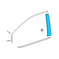 OEM 2019 Toyota Corolla Applique Diagram - 75756-02110