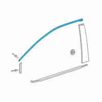 OEM 2022 Toyota Corolla Frame Molding Diagram - 75753-02010