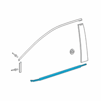 OEM 2021 Toyota Corolla Belt Molding Diagram - 75710-12890