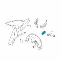 OEM 2016 Dodge Journey GROMMET-Fuel Filler Lid Diagram - 52090496AA