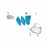 OEM Buick LeSabre Housing Asm, Air Cleaner Upper Diagram - 19201278