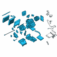 OEM 2019 Ford Transit Connect Evaporator Assembly Diagram - KV6Z-19B555-A