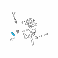 OEM Cadillac STS Crankshaft Sensor Diagram - 12582652