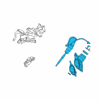 OEM Infiniti Shaft Assy-Steering Column, Lower Diagram - 48822-JK700
