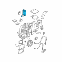 OEM 2004 Ford Expedition Evaporator Core Diagram - 5L1Z-19860-AA