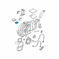OEM Mercury Mountaineer Motor Assembly Diagram - YL5Z-19E616-AA