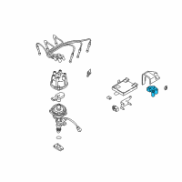 OEM 2001 Nissan Quest Magnet Sensor Assembly Diagram - 23731-1B000