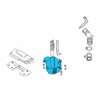 OEM Infiniti M45 Body Assembly-Air Cleaner Diagram - 16528-CR900