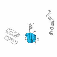 OEM 2003 Infiniti M45 Body Assembly-Air Cleaner Diagram - 16528-CR900