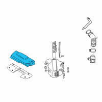 OEM 2003 Infiniti M45 Duct Assembly-Air Diagram - 16554-CR900