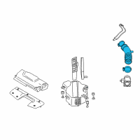 OEM Infiniti M45 Duct Assembly-Air Diagram - 16576-CR90A