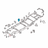 OEM 2021 Nissan Titan XD Bracket-Cab Mounting, 3RD Diagram - K5130-EZ1AA