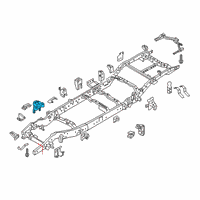 OEM Nissan Titan XD Bracket Assy-Upper Link Mounting Diagram - E0220-EZ1AB