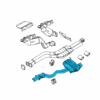 OEM BMW Muffler Pipe Diagram - 18-10-7-520-237