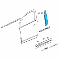 OEM 2022 GMC Terrain Applique Diagram - 84687061