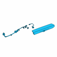 OEM 2020 Chevrolet Silverado 3500 HD High Mount Lamp Diagram - 84487008