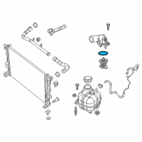 OEM 2020 Ram ProMaster 2500 Seal-THERMOSTAT Diagram - 4893377AA