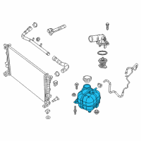 OEM 2022 Jeep Cherokee Bottle-COOLANT Diagram - 68288281AB