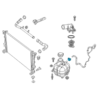 OEM 2018 Jeep Cherokee Clamp Diagram - 6106371AA