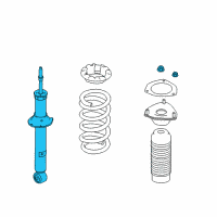 OEM Infiniti Q50 Shock Absorber Kit-Front Diagram - E6110-4GA0C