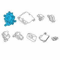 OEM 2017 Nissan Murano Clock Spring Steering Air Bag Wire Diagram - 25554-3JA1B