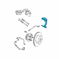 OEM 2000 Jeep Grand Cherokee Bracket Diagram - 5011979AB