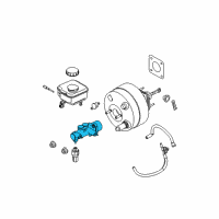 OEM 2006 Ford Freestar Master Cylinder Diagram - 6F2Z-2140-CA