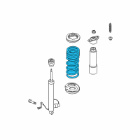 OEM 2017 Lincoln MKC Coil Spring Diagram - EJ7Z-5560-E