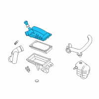 OEM Mercury Mariner Upper Cover Diagram - 9M6Z-9661-A