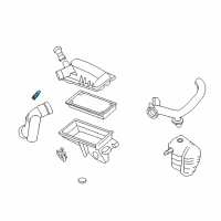 OEM 2009 Ford Flex Air Tube Elbow Diagram - 4C2Z-9N285-AA