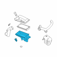 OEM Ford Escape Air Cleaner Body Diagram - 9M6Z-9A600-A