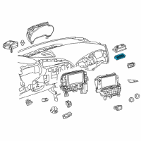 OEM Chevrolet Corvette Heater Control Diagram - 13506238